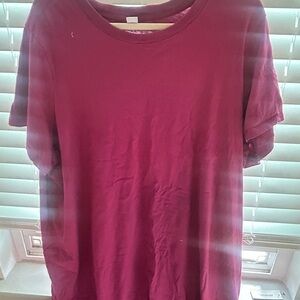 Old Navy Deep Red Tee